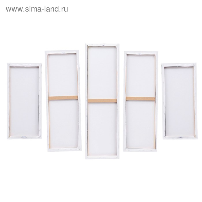 Модульная картина "Летний завтрак" (2-23х52; 2-24х70; 1-24х80) 120х80см