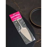 Лопатка для торта из нержавеющей стали Доляна, длина 23 см, толщина 2,2 мм, 410 сталь Лопатка для торта из нержавеющей стали Доляна, длина 23 см, толщина 2,2 мм, 410 сталь