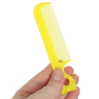 Набор расчёсок с погремушкой &laquo;Львёнок&raquo;, 2 предмета: расчёска с зубчиками + щётка