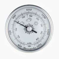 Барометр механический, метеостанция, настенный, d=7,2см Барометр механический, метеостанция, настенный, d=7,2см