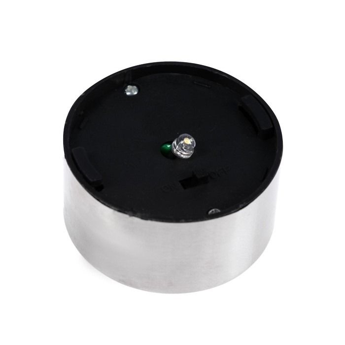 Садовый светильник на солнечной батарее &laquo;Матовый конус&raquo;, 5 &times; 35 &times; 5 см, 1 LED, свечение тёплое белое