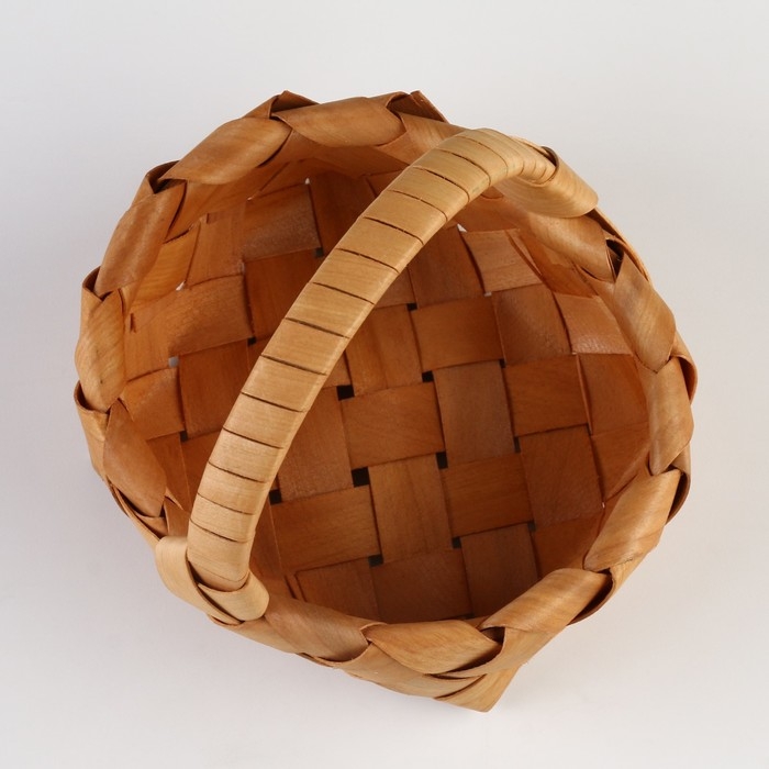 Корзина плетеная, 19,5 x 13 x H9,5/24 см, секвойя Корзина плетеная, 19,5 x 13 x H9,5/24 см, секвойя