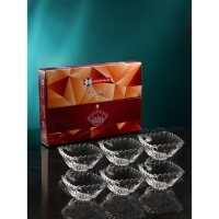 Набор салатников «Дипломат», 6 шт, 280 мл, стекло, Иран Набор салатников «Дипломат», 6 шт, 280 мл, стекло, Иран