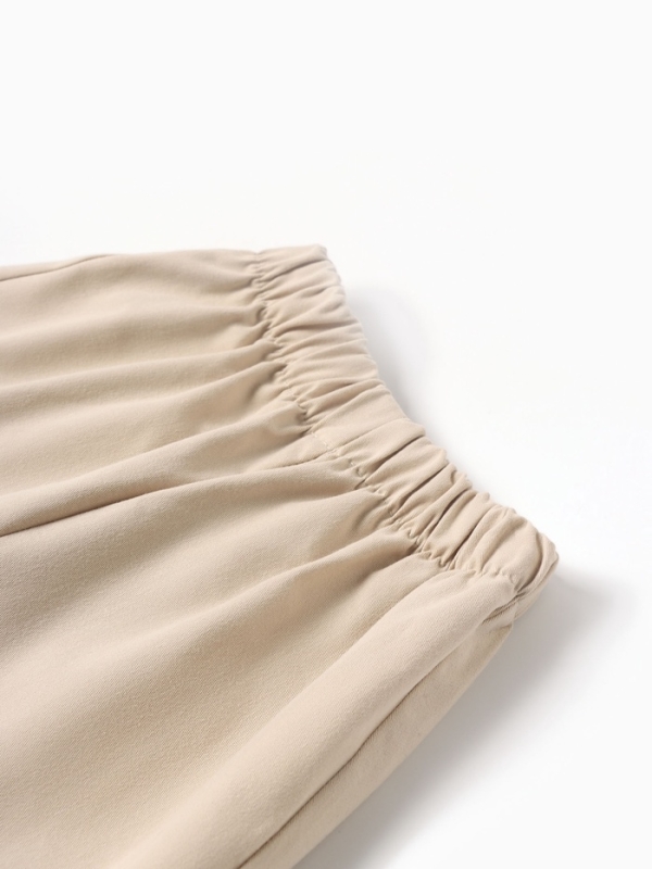 Шорты для девочки MINAKU: Jeans collection, цвет бежевый, рост 140 см