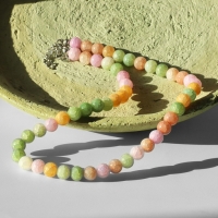 Бусы &laquo;Радость&raquo; цветные, бусины №8, 40 см