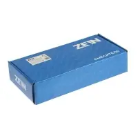 Смеситель для кухни ZEIN ZC2032, гибкий силиконовый излив,кран-букса латунь 1/2", белый/хром