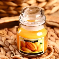 Свеча в банке "Манго" 82 гр 6х9х9 см