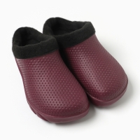 Сабо утепленные, размер 40/41, цвет бордовый Сабо утепленные, размер 40/41, цвет бордовый