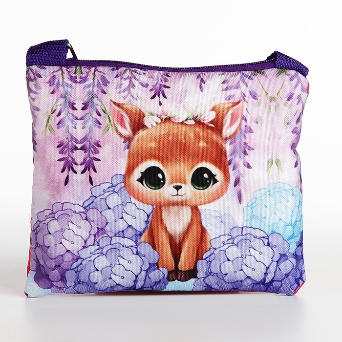 Набор подарочный для девочки Набор подарочный для девочки "Олененок", сумка, блокнот