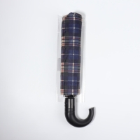 Зонт полуавтоматический &laquo;Крупная клетка&raquo;, 3 сложения, 8 спиц, R = 48/55 см, D = 110 см, цвет МИКС