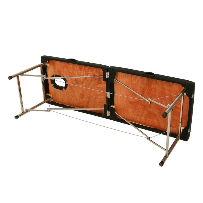 Массажный стол &laquo;Колибри&raquo; 180&times;60&times;70, цвет чёрный