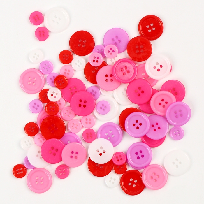 Набор для творчества. Букет из фетра с пуговицами &laquo;Астры&raquo;