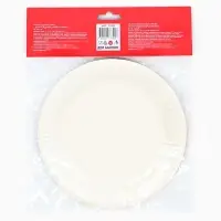 Тарелки одноразовые бумажные &laquo;С Днем Рождения!&raquo;, 18 см, 6 шт