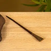 Заколка для волос &laquo;Спираль&raquo;, 17 см, дерево албезия