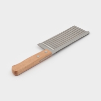 Нож для фигурной резки Доляна, 27&times;6 см, цвет серебристый