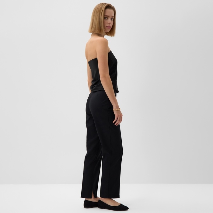 Брюки женские MINAKU: Casual Collection цвет чёрный, р-р 42