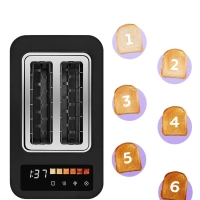 Тостер для хлеба с поддоном для крошек КТ-6877 - 750-900 Вт Тостер для хлеба с поддоном для крошек КТ-6877 - 750-900 Вт