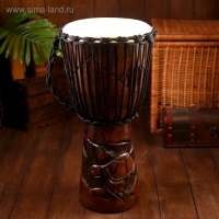 Сувенирный музыкальный инструмент "Барабан Джембе" 50х26х26 см Сувенирный музыкальный инструмент "Барабан Джембе" 50х26х26 см