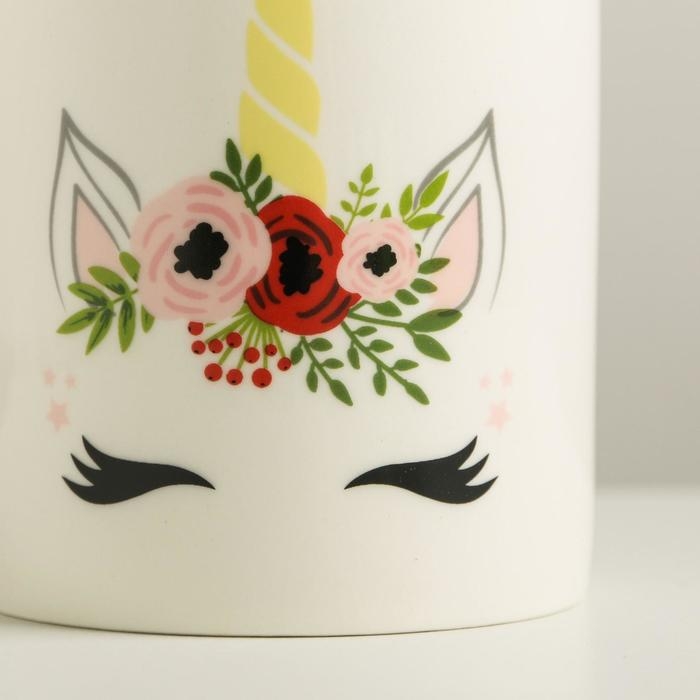 Горшок для цветов &laquo;Единорог&raquo;, 8 х 9.5 см