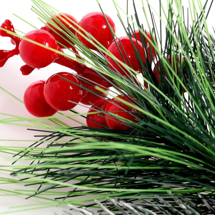 Новогодний декор &laquo;Настроение зимой&raquo;, веточка, 30 &times; 15 &times; 6 см