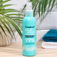 Спрей-аква для лица и тела Compliment, оживляющий, с экстрактом ламинарии, 200 мл Спрей-аква для лица и тела Compliment, оживляющий, с экстрактом ламинарии, 200 мл