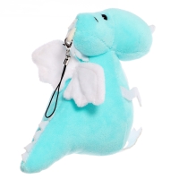 Мягкая игрушка &laquo;Дракончик&raquo;, бело-голубой животик, 13 см
