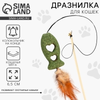 Дразнилка для кошки с кошачьей мятой &laquo;Рыбка&raquo;