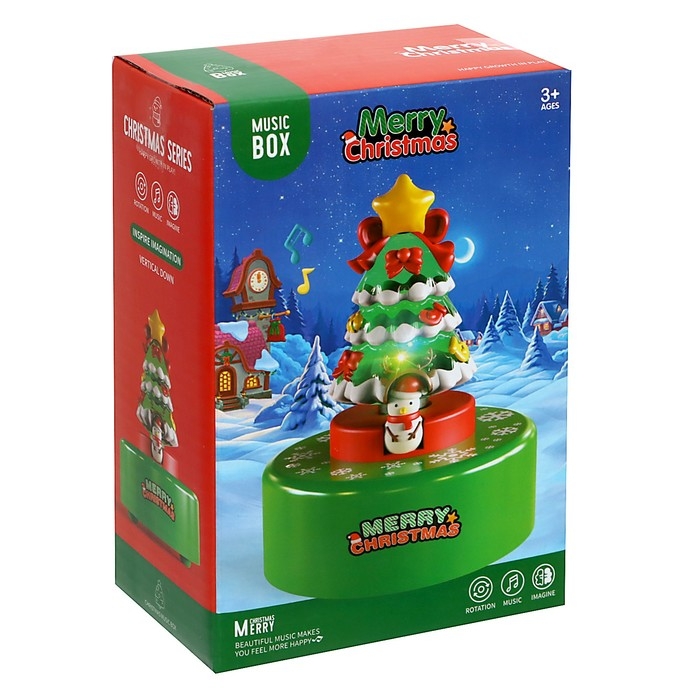 Заводная музыкальная игрушка «Новогодняя ёлка» Заводная музыкальная игрушка «Новогодняя ёлка»