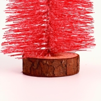 Новогодний декор &laquo;Ёлка в розовом цвете с блёстками&raquo; 8 &times; 8 &times; 20 см