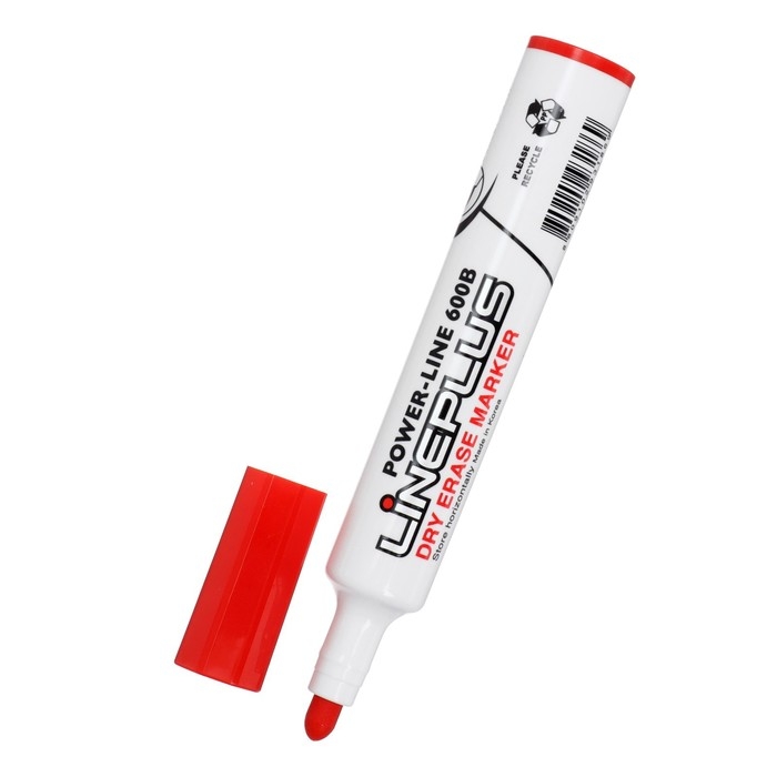 Маркер для доски Line Plus 600B, 3.0 мм, красный Маркер для доски Line Plus 600B, 3.0 мм, красный