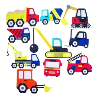 Бизиборд на стену из фетра &laquo;Профессии&raquo; 25 деталей на липучке, размер поля &mdash; 105 &times; 75 см