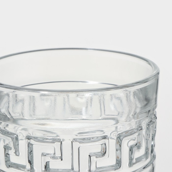 Набор штоф &laquo;Оптика&raquo;, 500 мл, стакан &laquo;Крист&raquo;, 350 мл, 4 шт, МИКС