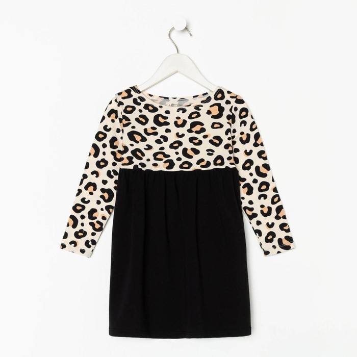 Платье детское с длинным рукавом KAFTAN Платье детское с длинным рукавом KAFTAN "Trendy", размер 28 (86-92)