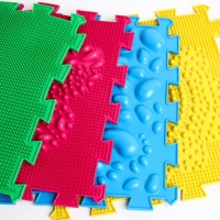 Модульный массажный коврик ОРТО ПАЗЛ &laquo;Начинайка&raquo;, 8 модулей, 4 вида