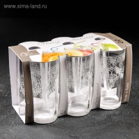 Набор стаканов &laquo;Барокко&raquo;, 230 мл, 6 шт