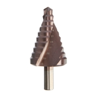 Сверло ступенчатое ТУНДРА ПРОФИ, HSS-Co, спиральный профиль, трехгранный хвостовик, 9-36 мм Сверло ступенчатое ТУНДРА ПРОФИ, HSS-Co, спиральный профиль, трехгранный хвостовик, 9-36 мм