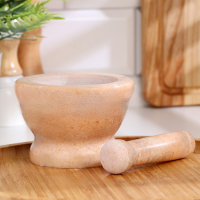 Ступка с пестиком большая, 130 мл, 10см, песочный Ступка с пестиком большая, 130 мл, 10см, песочный