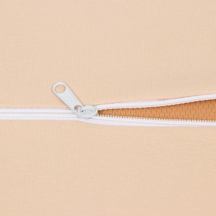 Подушка ортопедическая НТ-ПС-07 "Массажная", для взрослых, с эффектом памяти и выемкой под плечо, 55x36 см, валики 10/7 см