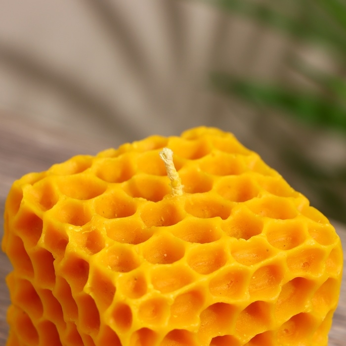 Свеча "Соты" 5х5х5 см, соевый воск МИКС