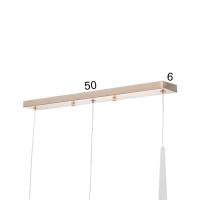 Светильник BayerLux Подвес BayerLuxной "Амадеус" 3хLED 18Вт 4000К золото 50х4х30-180см Светильник BayerLux Подвес BayerLuxной "Амадеус" 3хLED 18Вт 4000К золото 50х4х30-180см