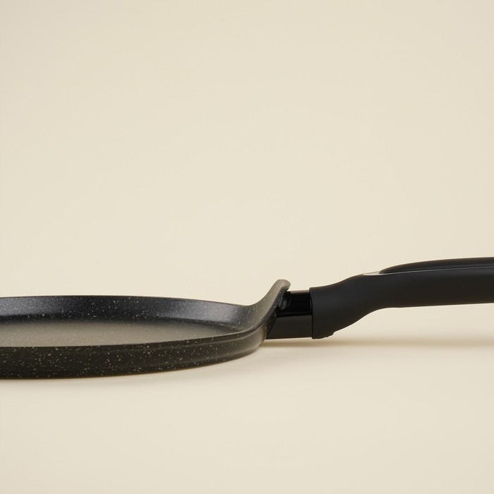 Сковорода блинная алюминиевая с антипригарным покрытием SL Home, d=22 см, h=1,6 см, индукция, цвет чёрный Сковорода блинная алюминиевая с антипригарным покрытием SL Home, d=22 см, h=1,6 см, индукция, цвет чёрный