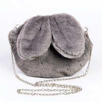 Сумка детская «Зайчик», 26×19×2см, цвет серый Сумка детская «Зайчик», 26×19×2см, цвет серый