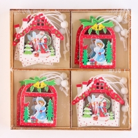 Набор новогодних подвесок, 12 шт., МИКС Набор новогодних подвесок, 12 шт., МИКС