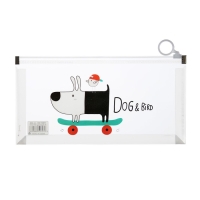 Папка-конверт на молнии формат А6, 180мкр, с рисунком"Звери на скейтборде и сноуборде", МИКС Папка-конверт на молнии формат А6, 180мкр, с рисунком"Звери на скейтборде и сноуборде", МИКС