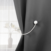 Подхват для штор &laquo;Шарики&raquo;, d = 3 см, 40 см, цвет молочный