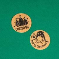 Новый год. Наклейки новогодние в рулоне "Christmas", 500 шт, 2,5 х 2,5 см. Новый год. Наклейки новогодние в рулоне "Christmas", 500 шт, 2,5 х 2,5 см.