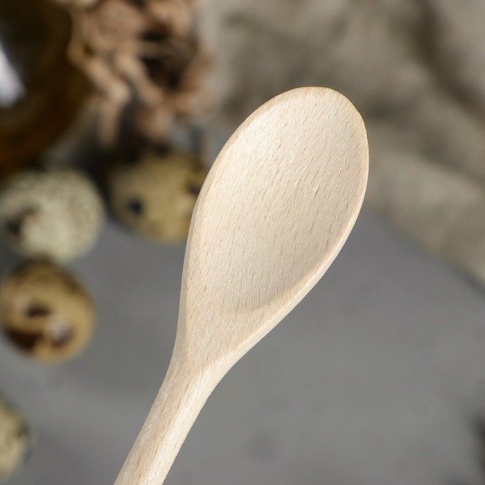 Ложка деревянная &laquo;Славянская&raquo;, 16 см, массив бука