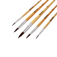 Набор кистей "Пони", 5 штук, BRAUBERG (круглые, № 1, 2, 3, 4, 5), блистер Набор кистей "Пони", 5 штук, BRAUBERG (круглые, № 1, 2, 3, 4, 5), блистер