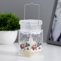 Ночник "Новый год" LED 1Вт 3хLR44 МИКС 6х6х10,5см RISALUX Ночник "Новый год" LED 1Вт 3хLR44 МИКС 6х6х10,5см RISALUX