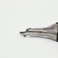 Кусачки педикюрные &laquo;Premium&raquo;, скрытая пружина, 11,5 см, длина лезвия - 6 мм, цвет серебристый/чёрный